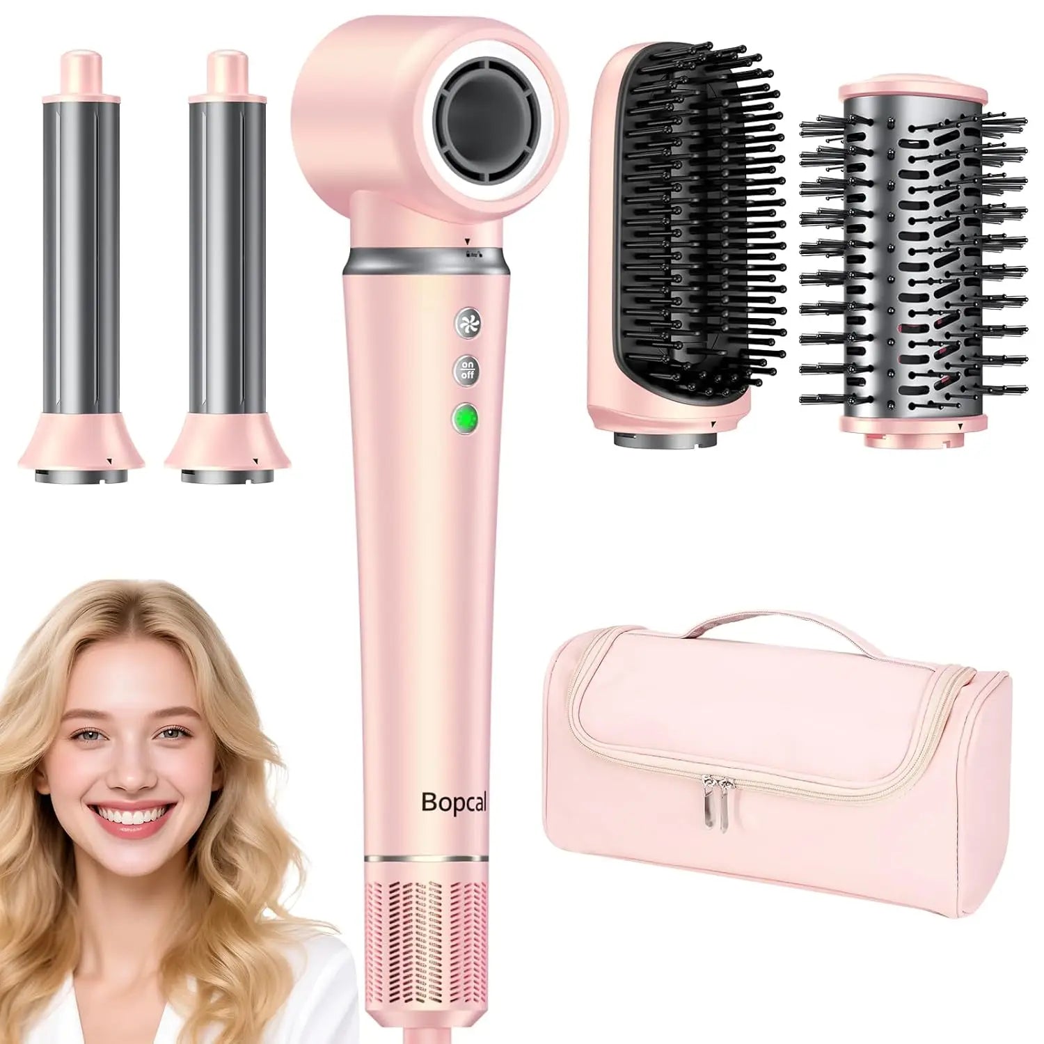 5 in 1 Hot Air Styler Wrap with Travel Bag-