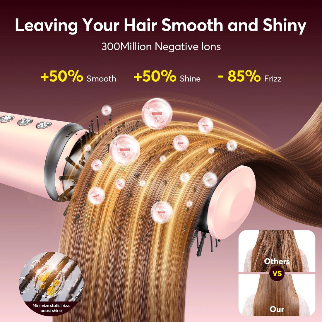 5 in 1 Hot Air Styler Wrap with Travel Bag-