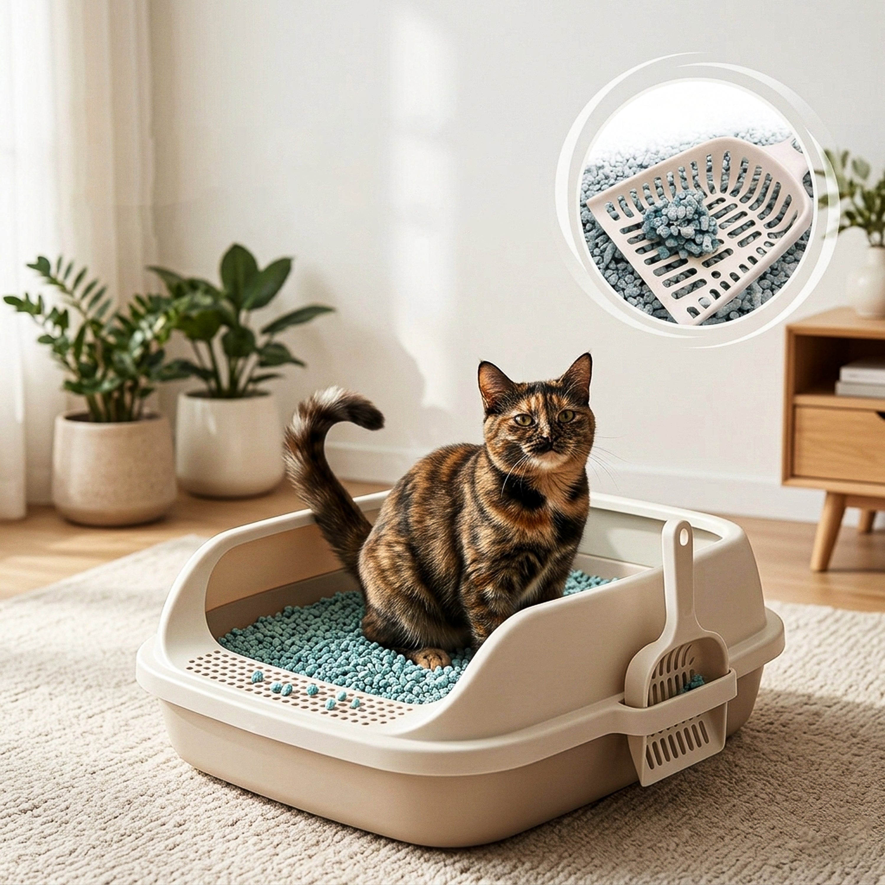 Eco-Friendly Lightweight Paper Cat Litter – Flushable, Clumping & Easy Disposal Incinerable Pet Sand for Cats