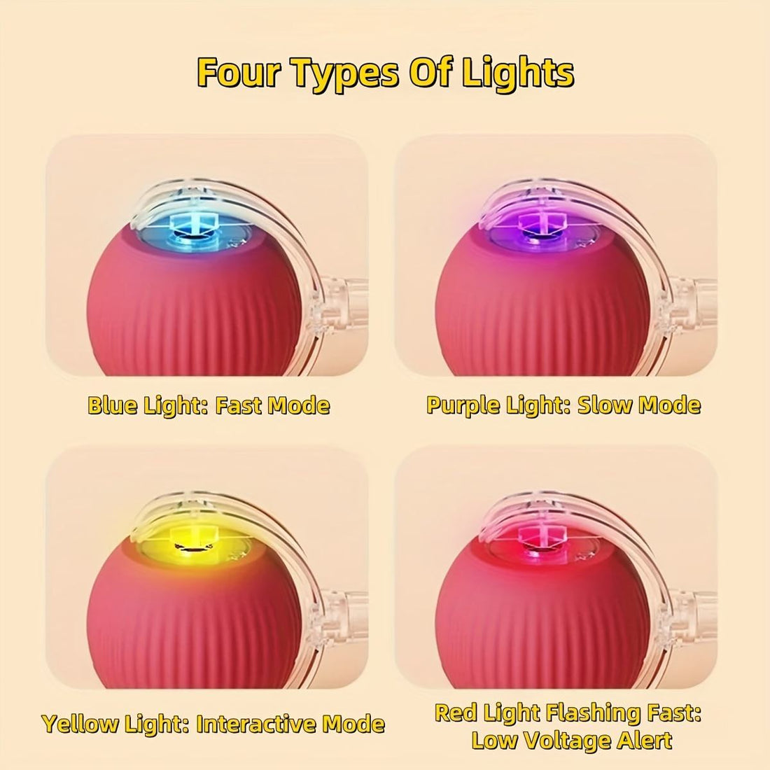 Interactive Toys Training Self-moving Catnip Toys for Cat Electric Pet Ball Automatic Rolling Ball Smart Cat Toys