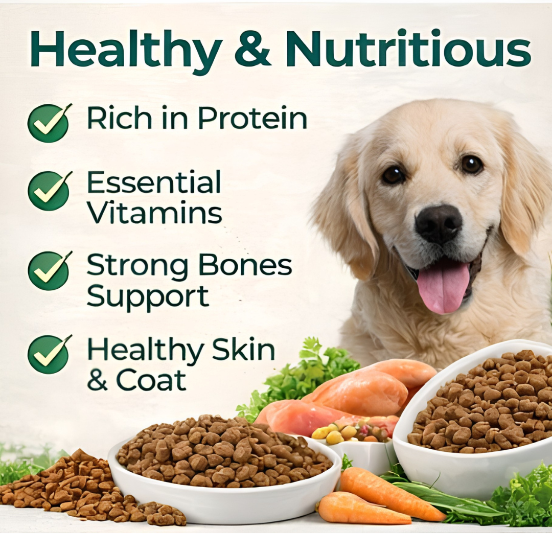 Premium High-Protein Dog Food – Healthy & Nutritious Dry Kibble for All Breeds