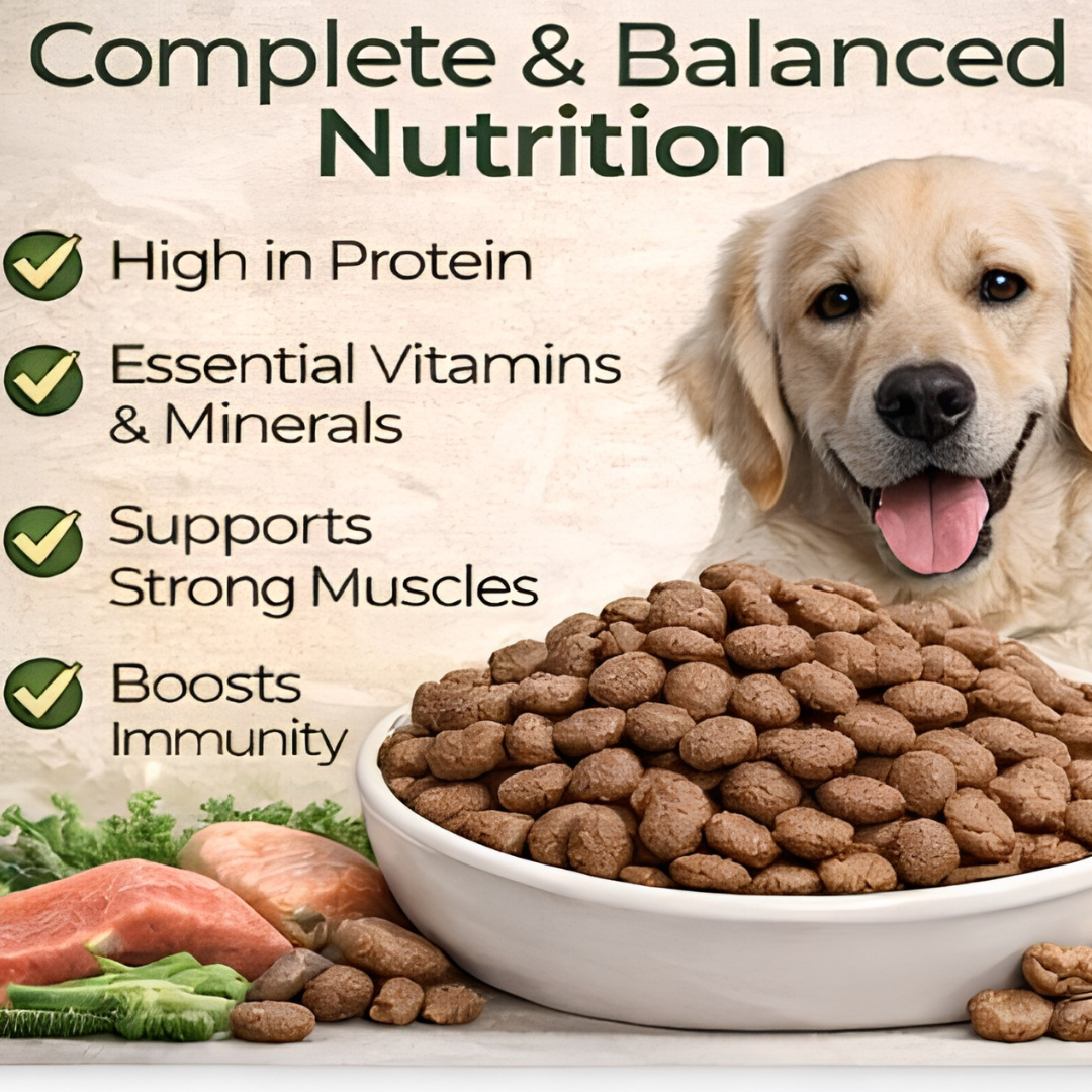 Nutritious Dry Dog Food Kibble – Healthy & Balanced Meal for All Dogs