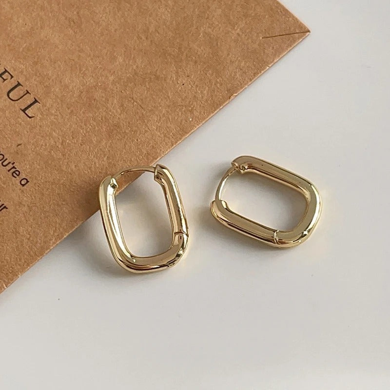 terling Silver Circle Hoop Earrings for Women Fashion Luxury Crystal Zirconia Earrings Party