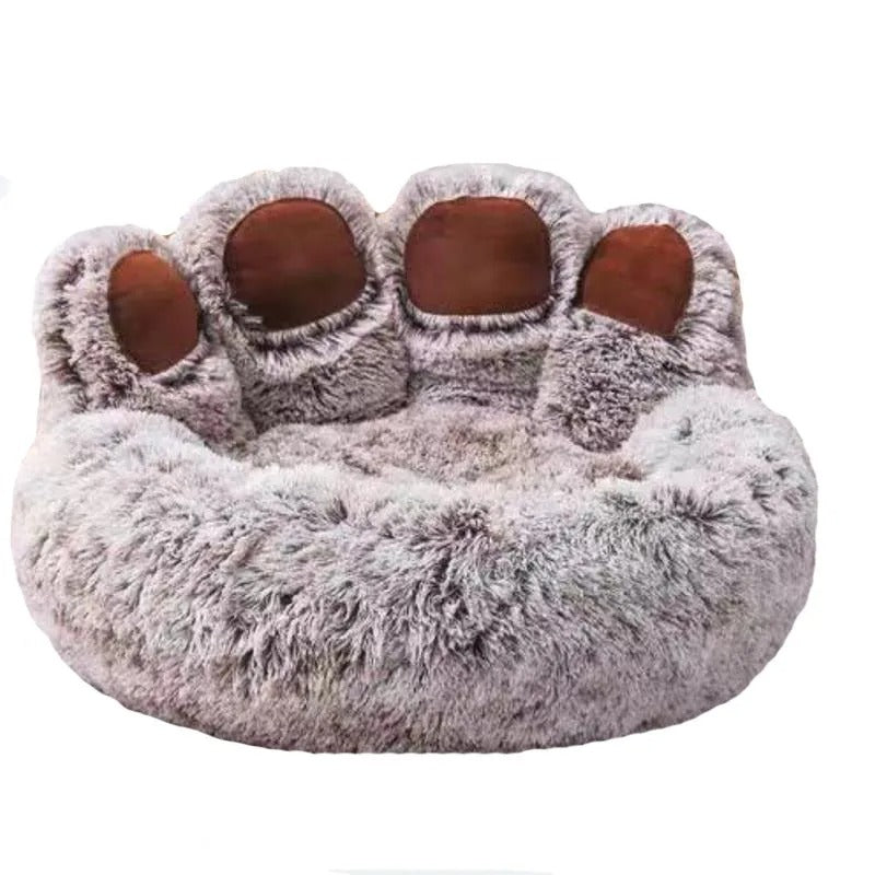 Fluffy Dog Bed Winter Warm Large Pet Products Small Sofa Baskets Pets Kennel Mat
