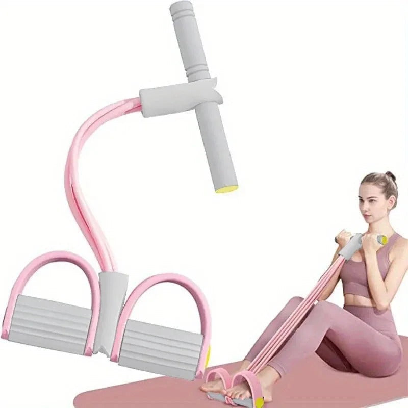 Foot Pedal Resistance Band for Home Yoga & Fitness Full Body Slimming Waist Leg Arm