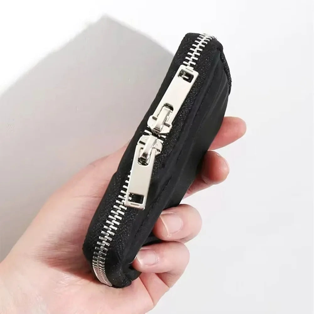 Men's Wallet Leather Billfold Slim Hipster Cowhide Credit Card/ID Holders Inserts Coin Purses
