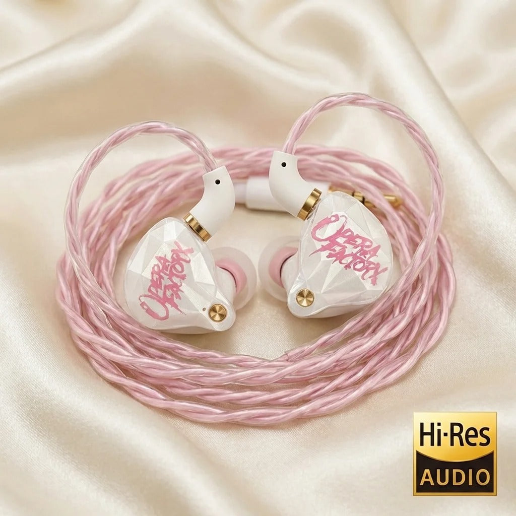 Whizzer OS1 Beat Composite Dynamic Diaphragm Driver (1DD) 5N OFC Cables and 3 Pairs