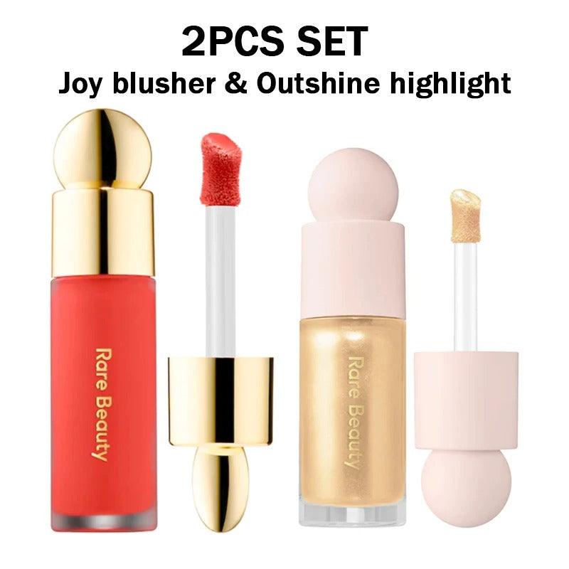 Rare Beauty Powder Highlighter Blush Water Light Shimmer Waterproof Long Last Face Illuminator