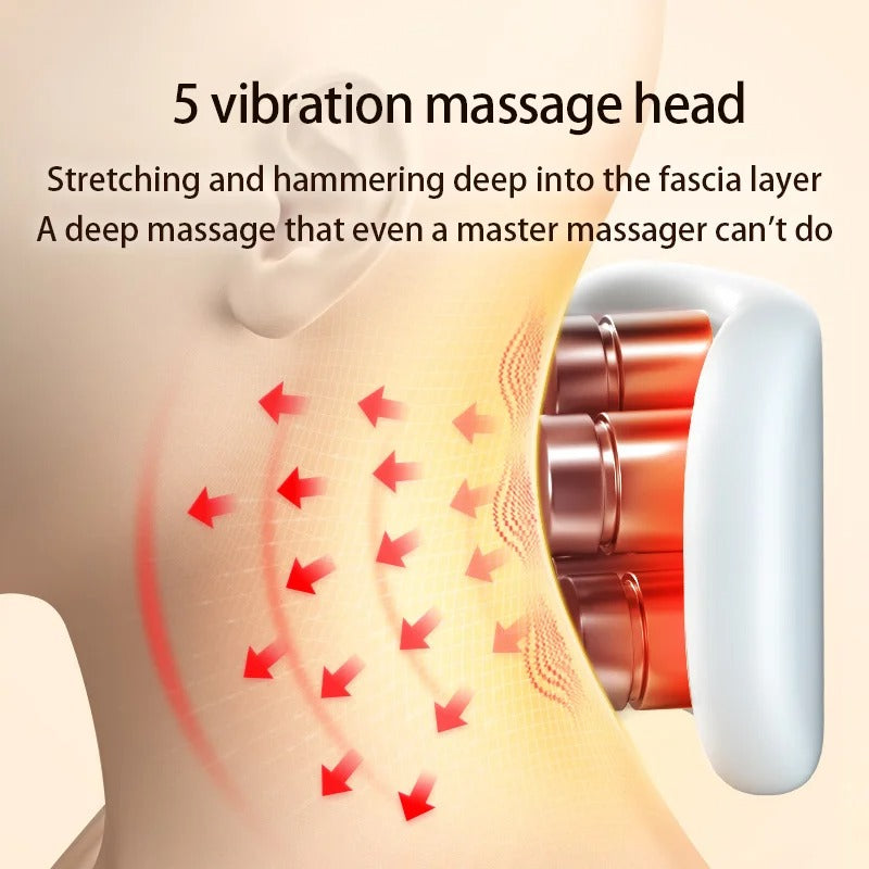 Smart Neck Massage Instrument Portable Shoulder Neck Massage Cervical Vertebra Health Care Vibrator