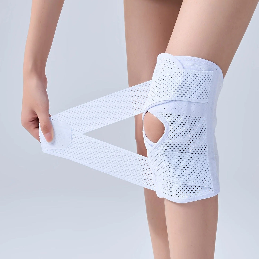 Elastic Strap Sports Knee Brace, Unisex Breathable Polyester Fitness BasketballKnee