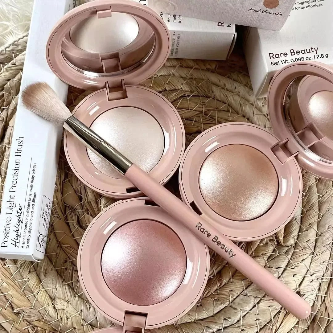Rare Beauty Powder Highlighter Blush Water Light Shimmer Waterproof Long Last Face Illuminator