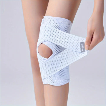 Elastic Strap Sports Knee Brace, Unisex Breathable Polyester Fitness BasketballKnee