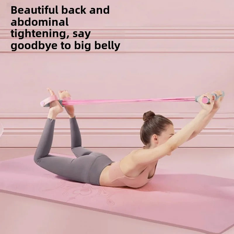 Foot Pedal Resistance Band for Home Yoga & Fitness Full Body Slimming Waist Leg Arm