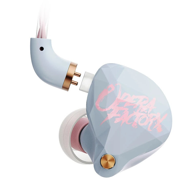 Whizzer OS1 Beat Composite Dynamic Diaphragm Driver (1DD) 5N OFC Cables and 3 Pairs