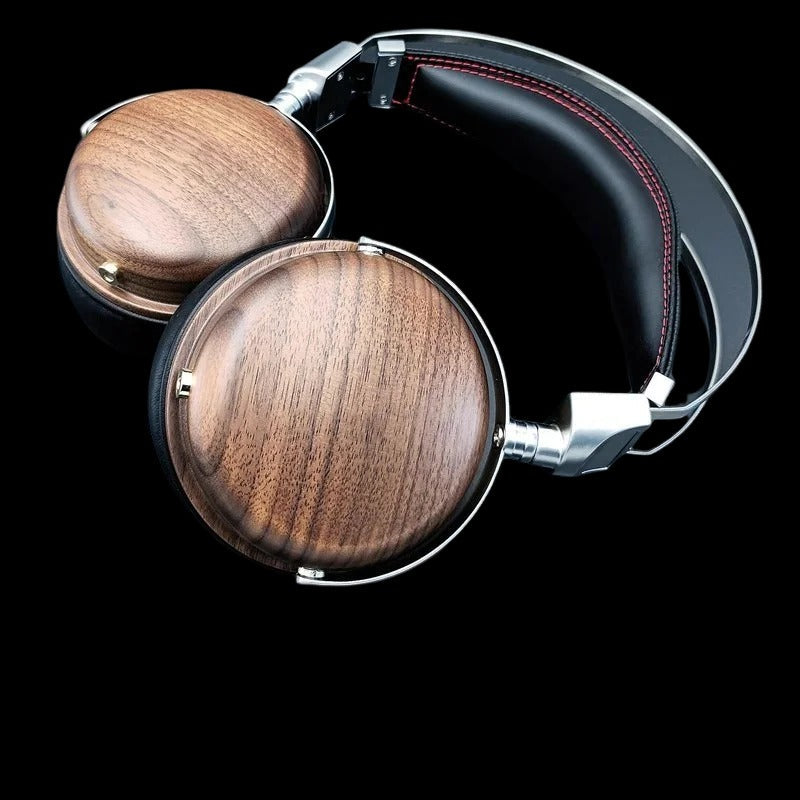 DIY Walnut Headphone Shell Kit for Headphones. Accessories for Over-Ear Headphones