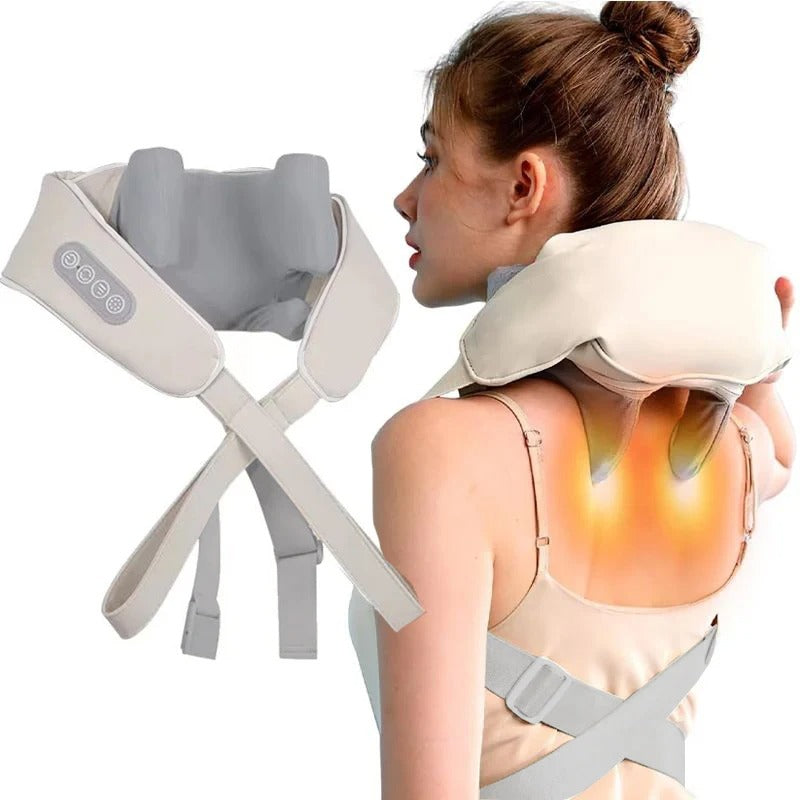 Neck Massager with low Heat Back Shoulder Massager Area Coverage Bionic kneading