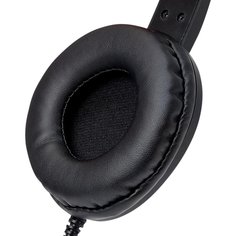 Wired USB Headset Call Center Headphones with Microphone Noise Cancelling Over Gaming