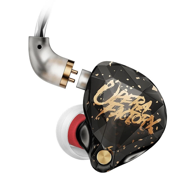 Whizzer OS1 Beat Composite Dynamic Diaphragm Driver (1DD) 5N OFC Cables and 3 Pairs