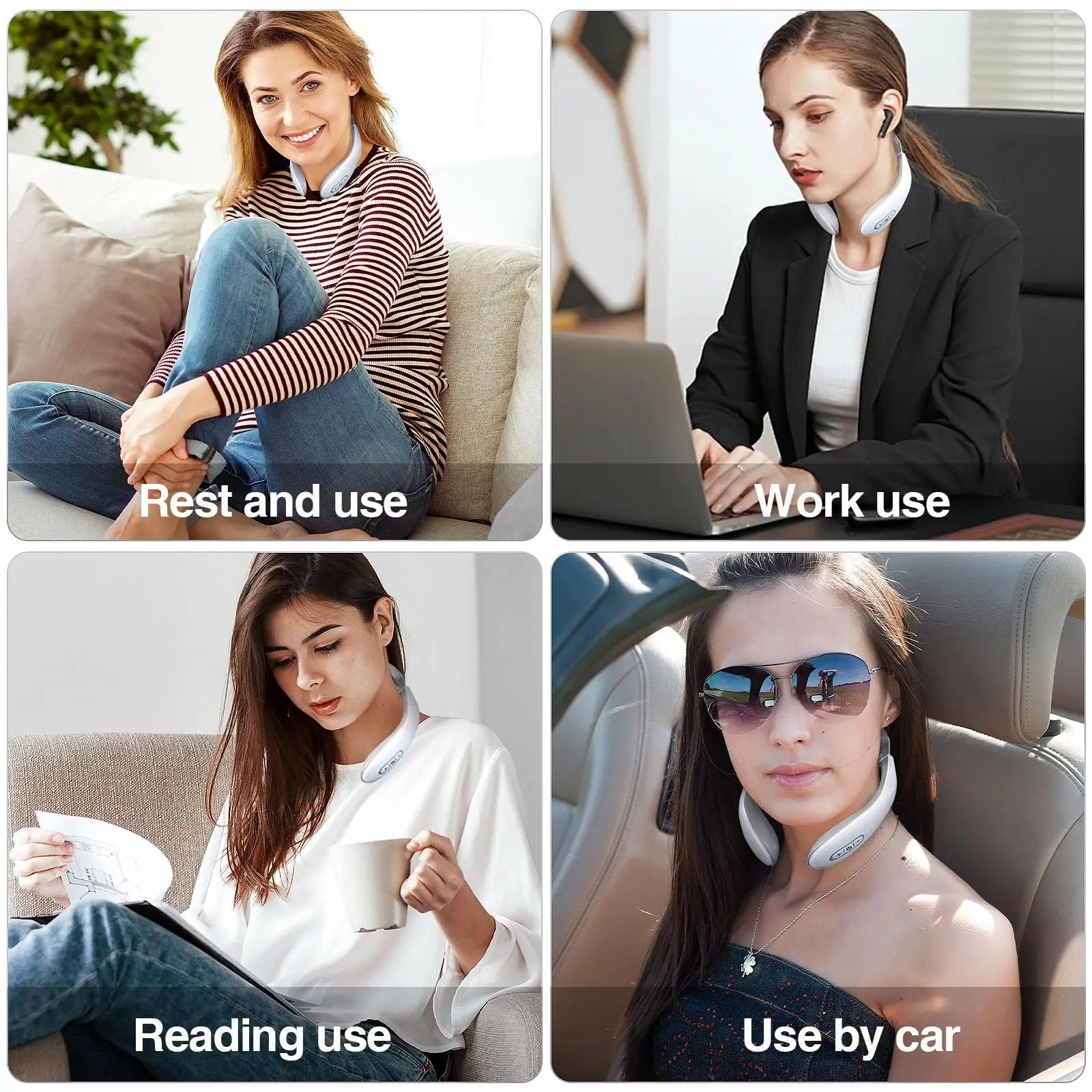 Smart Neck Massage Instrument Portable Shoulder Neck Massage Cervical Vertebra Health Care Vibrator