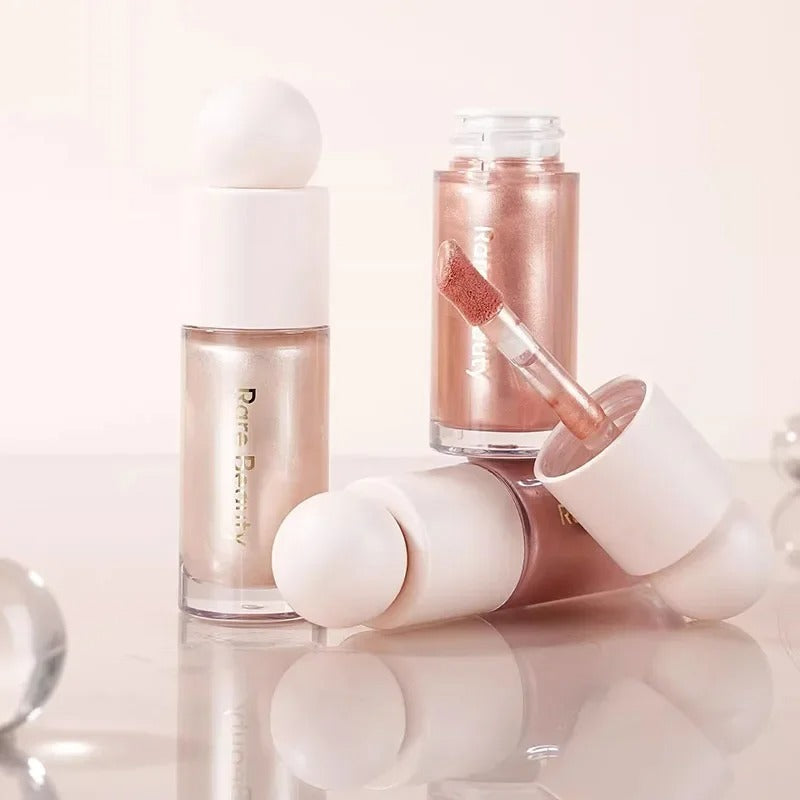 Rare Beauty Powder Highlighter Blush Water Light Shimmer Waterproof Long Last Face Illuminator