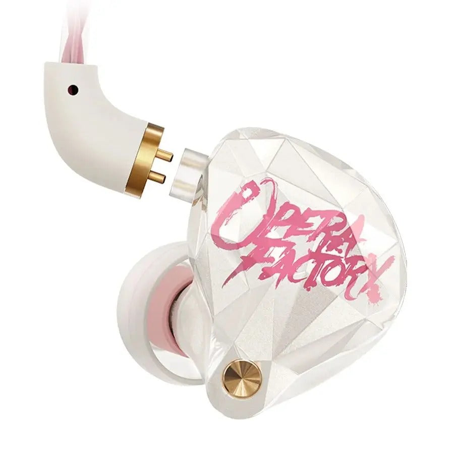 Whizzer OS1 Beat Composite Dynamic Diaphragm Driver (1DD) 5N OFC Cables and 3 Pairs