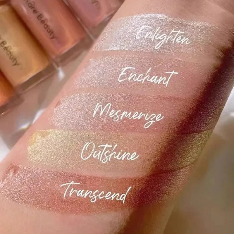 Rare Beauty Powder Highlighter Blush Water Light Shimmer Waterproof Long Last Face Illuminator