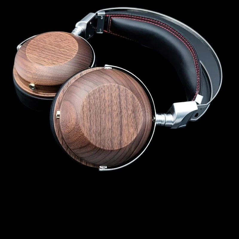 DIY Walnut Headphone Shell Kit for Headphones. Accessories for Over-Ear Headphones