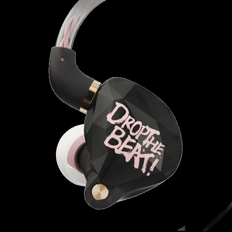 Whizzer OS1 Beat Composite Dynamic Diaphragm Driver (1DD) 5N OFC Cables and 3 Pairs