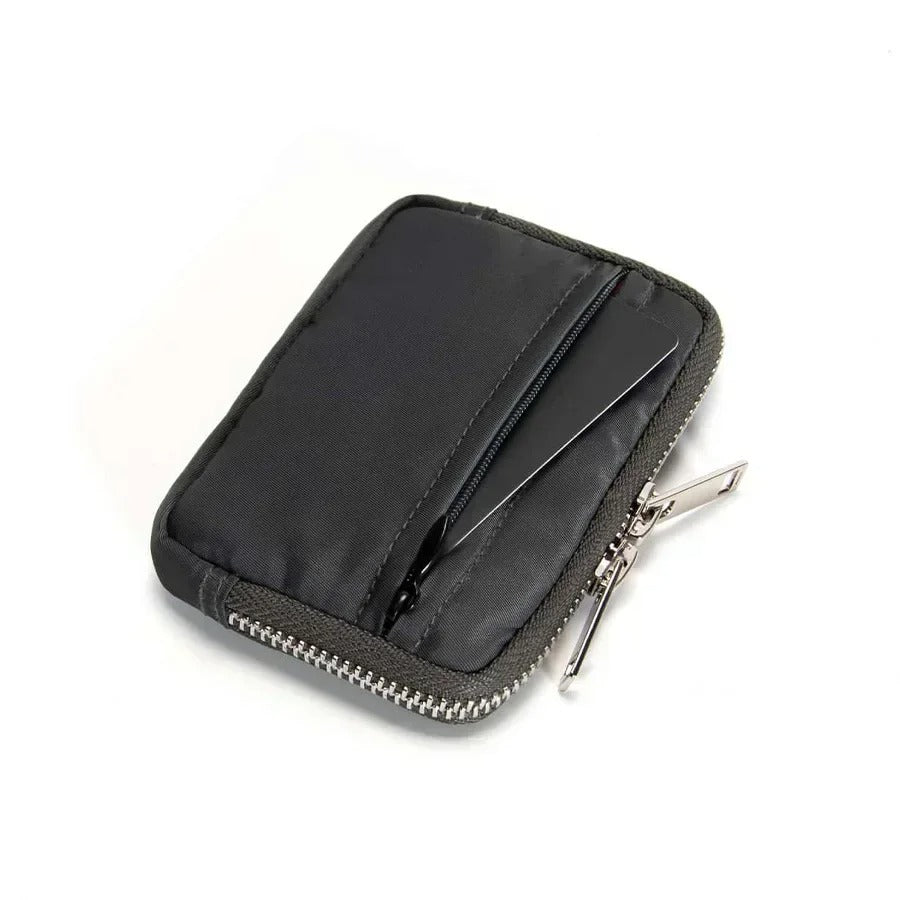 Men's Wallet Leather Billfold Slim Hipster Cowhide Credit Card/ID Holders Inserts Coin Purses